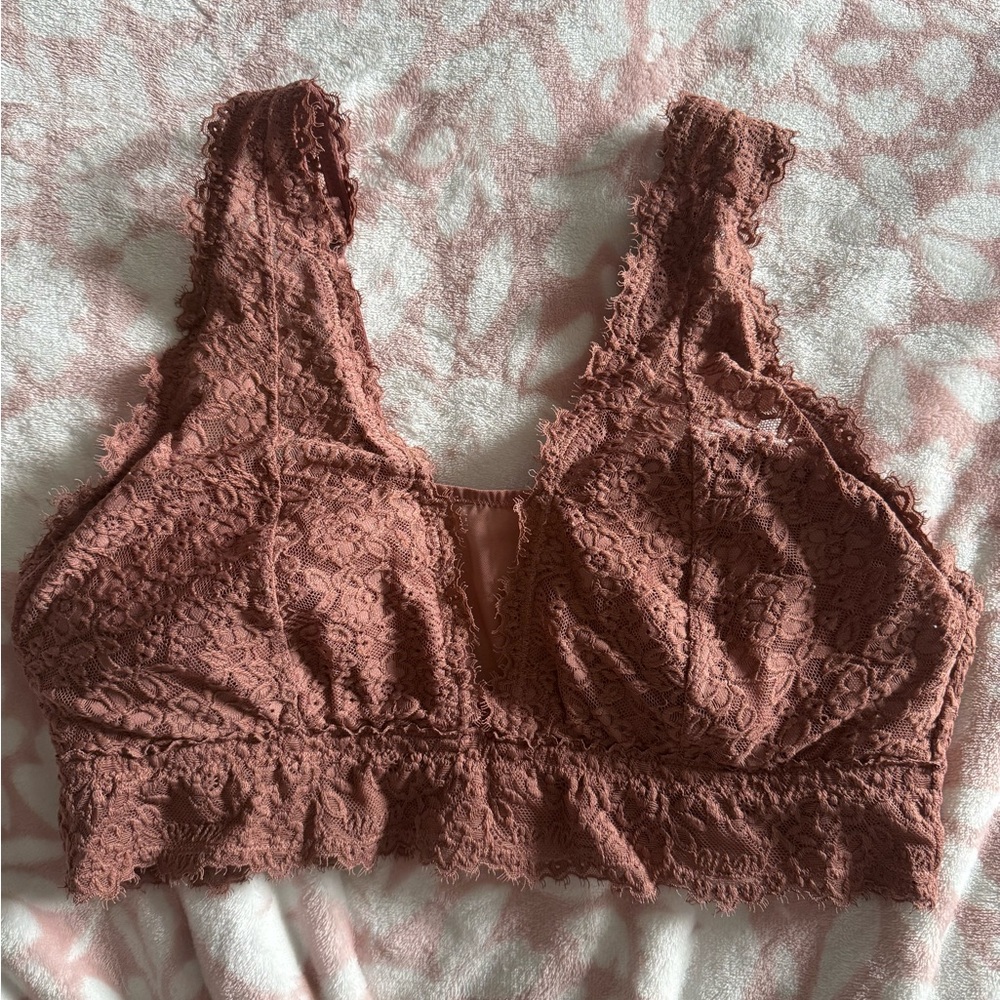 Mauve Lace Bralette